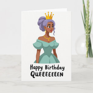 Queens Birthday Crown Card