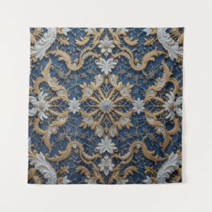 Queen's Bluish Embrace Tapestry