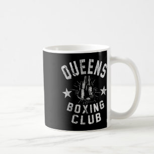 Queens Boxing Club - Vintage Distressed Boxer Coffee Mug
