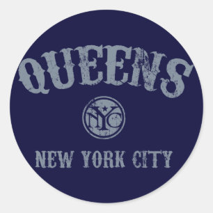 *Queens Classic Round Sticker