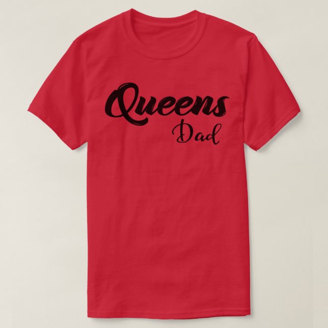 Queens Dad New York 2 T-Shirt (Design Front)