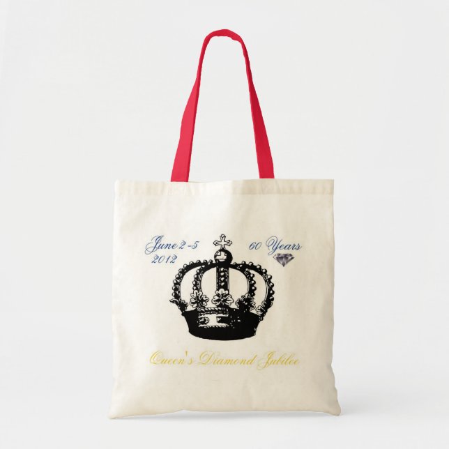 Queens Diamond Jubilee 2012 Tote Bag (Front)