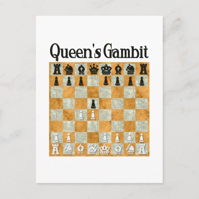 Queen's Gambit Postcard (Front)