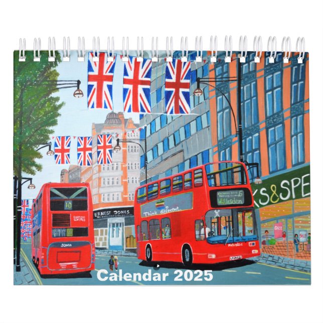 Queen's Jubilee London Calendar 2025 (Cover)