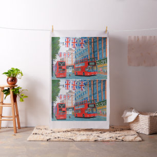 Queen's Jubilee London Fabric