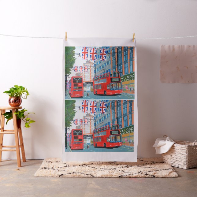 Queen's Jubilee London Fabric   (In Situ)
