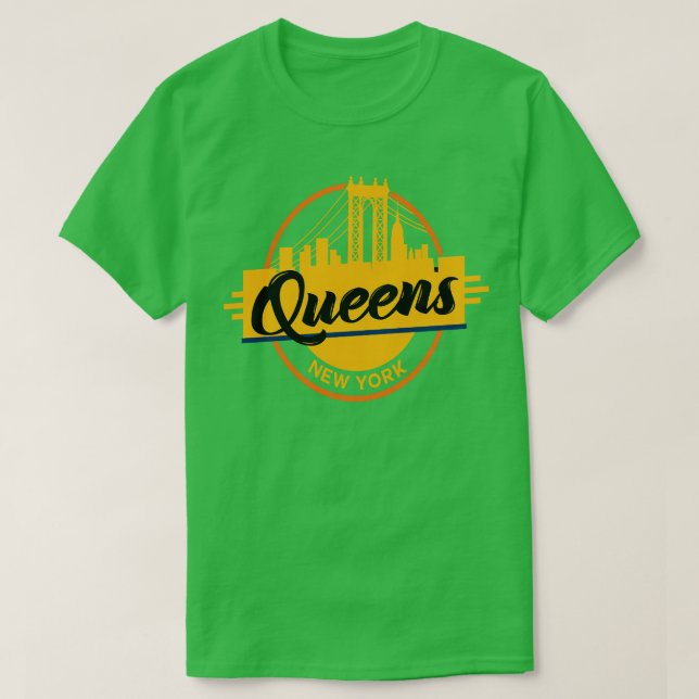 Queens New York 7 T-Shirt (Design Front)