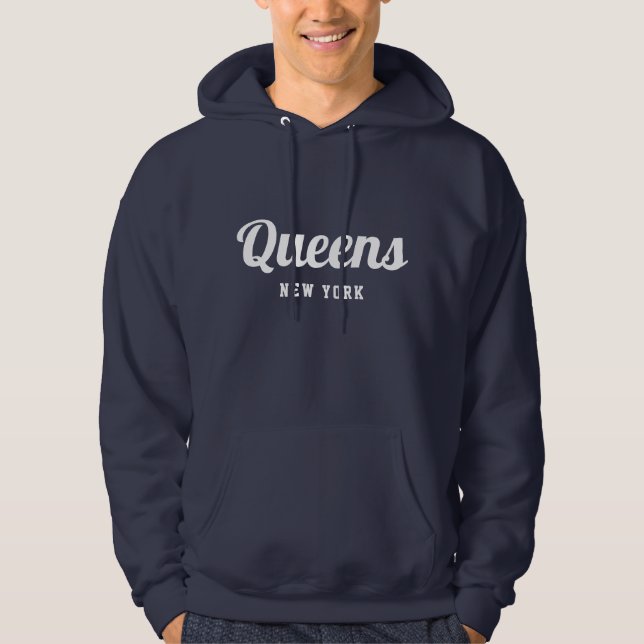 Queens New York  Hoodie (Front)