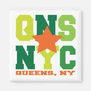 Queens, NY Green Magnet