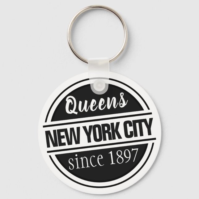 Queens NYC 1897 Key Ring (Front)