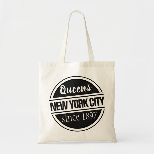 Queens NYC 1897 Tote Bag (Front)