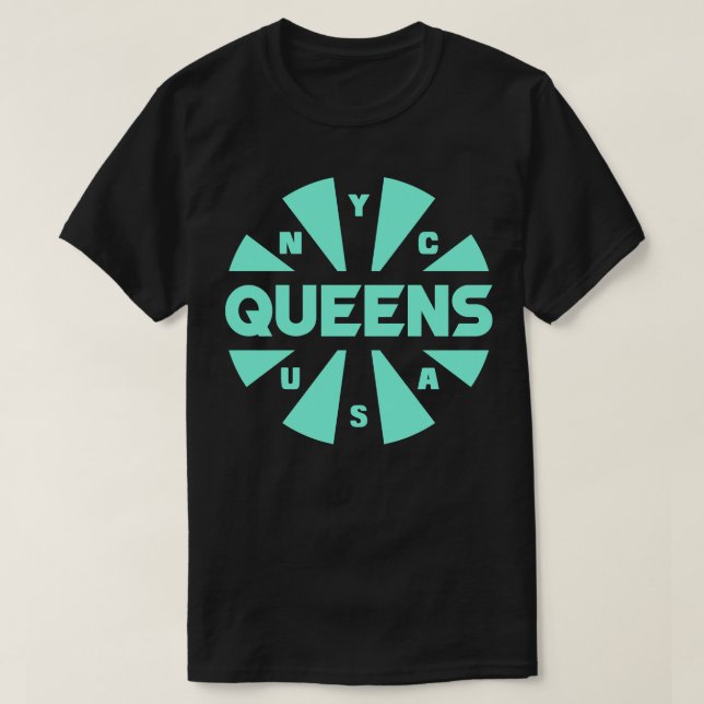 Queens NYC 3 T-Shirt (Design Front)
