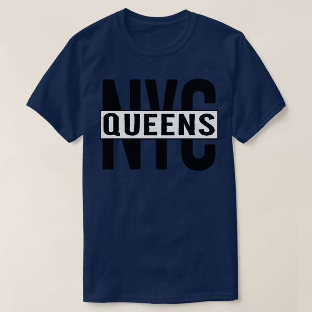 Queens NYC 9 T-Shirt (Design Front)