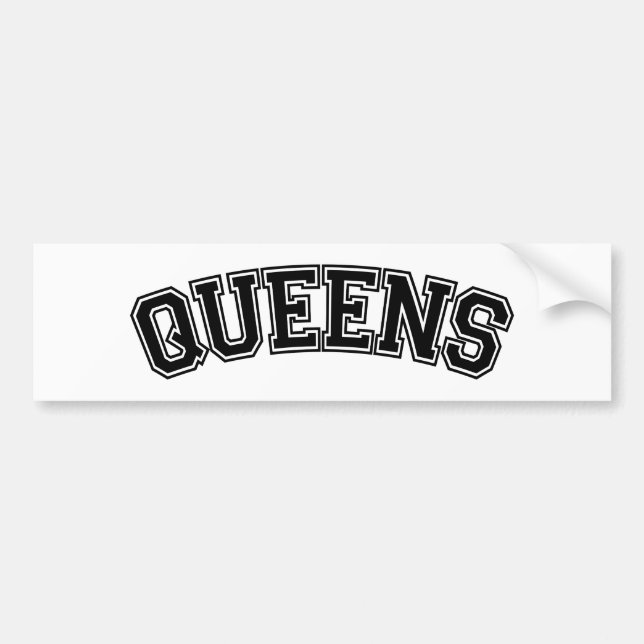 QUEENS, NYC BUMPER STICKER (Front)