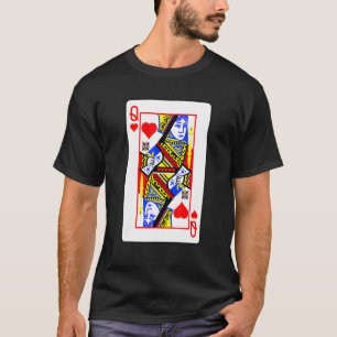 Queens Of Hearts Poker Card Games Playing Cards Bl T-Shirt