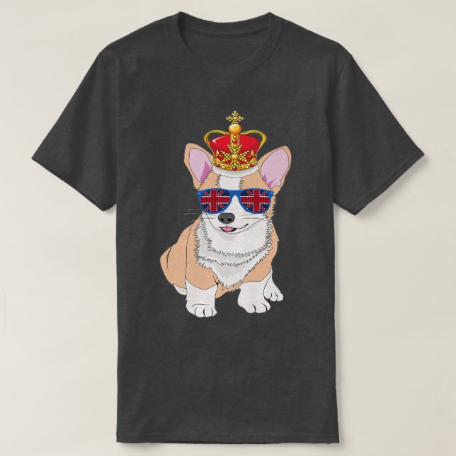 Queens Platinum Jubilee 70 Years Souvenir British  T-Shirt (Design Front)