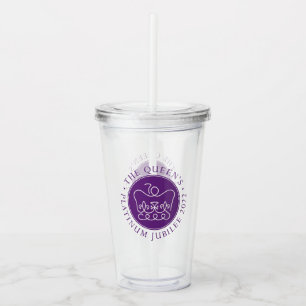 Queen's Platinum Jubilee Acrylic Tumbler
