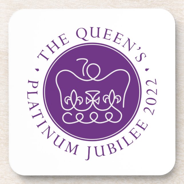 Queen's Platinum Jubilee Coaster (Front)