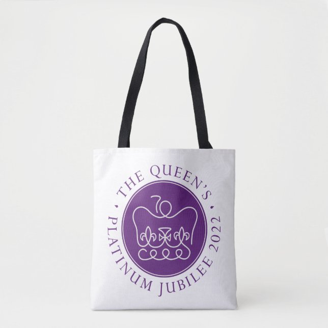 Queen's Platinum Jubilee Tote Bag (Front)