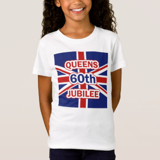 Queens Sixtieth Diamond Jubilee Union Jack Flag T-Shirt