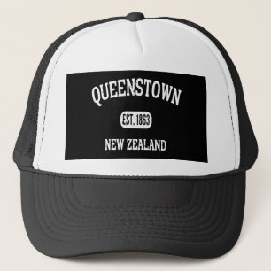 Queens Town Newzealand Vintage  Trucker Hat