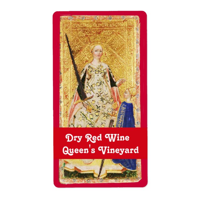 QUEEN'S VINEYARD RED WINE /ANTIQUE TAROTS (Front)