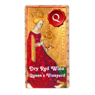 QUEEN'S VINEYARD RED WINE WAX SEAL/ ANTIQUE TAROTS