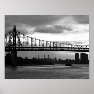 Queensboro Bridge 15 x 11 poster - No Border