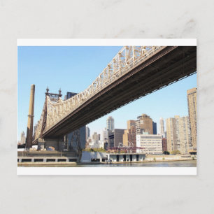 Queensborough Bridge and Manhattan Postcard