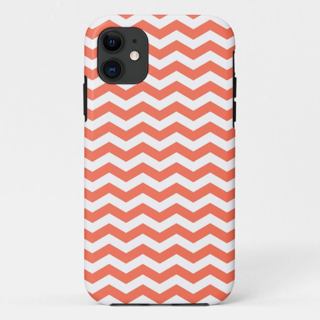 Queensland Coral Wave Chevron Case-Mate iPhone Case (Back)