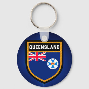 Queensland Flag Key Ring
