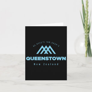 Queenstown Mountain Vacation Skiing New Zealand  Card