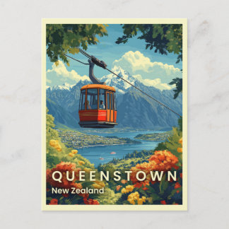 Queenstown, New Zealand Stunning Mountain Views Postcard