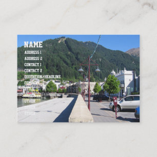 Queenstown, Otago, New Zealand Business Card