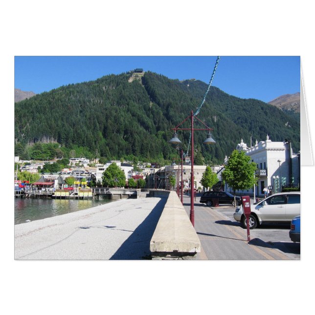Queenstown, Otago, New Zealand Greeting Card (Front Horizontal)