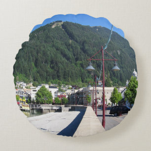 Queenstown, Otago, New Zealand Round Cushion