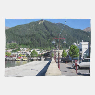 Queenstown, Otago, New Zealand Tea Towel