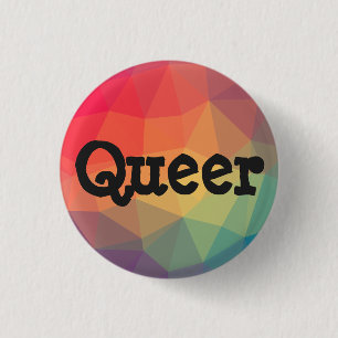 Queer 3 Cm Round Badge