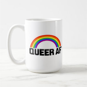 QUEER AF COFFEE MUG