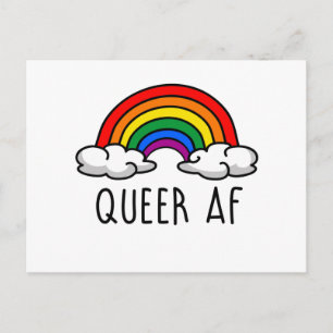 QUEER AF POSTCARD