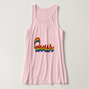 Queer Glitter Pride Rainbow Singlet