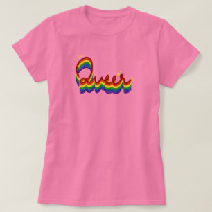 Queer Glitter Pride Rainbow T-Shirt