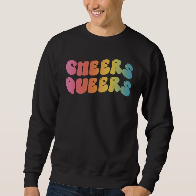 Queer Human Rights Bisexual Pride Ally Transgender Sweatshirt (Front)