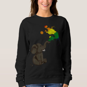 Queer Human Rights Rainbow Elephant Africa Animal Sweatshirt
