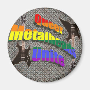 Queer Metalheads Unite Magnet