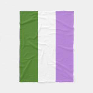Queer Pride Flag Fleece Blanket