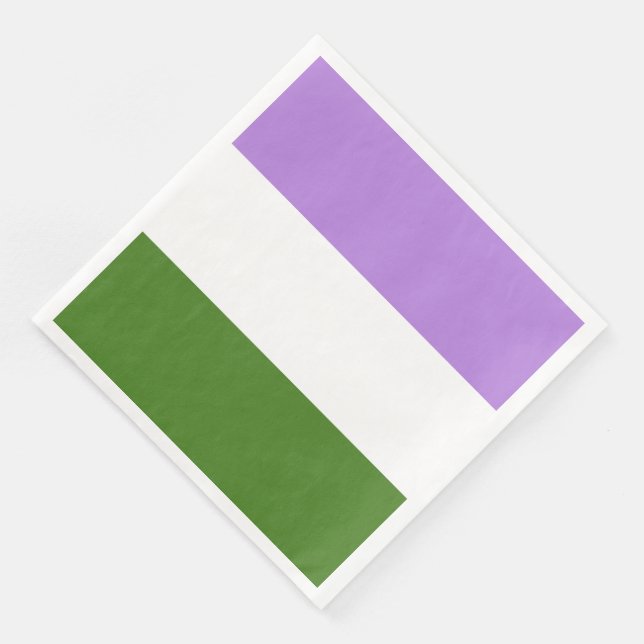 Queer Pride Flag Napkin (Corner)