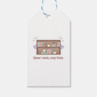Queer Reads Cozy Feels – LGBTQ Pride Reading Aesth Gift Tags