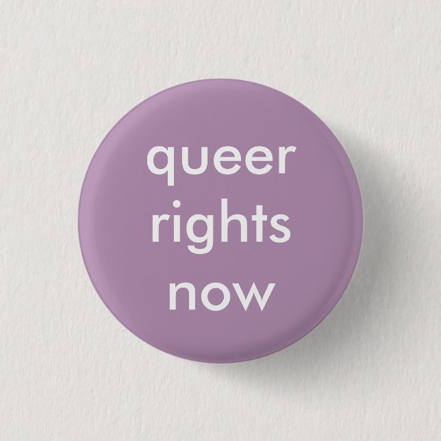 queer rights now badge (Front)
