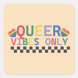 Queer Vibes Only LGBT Sticker